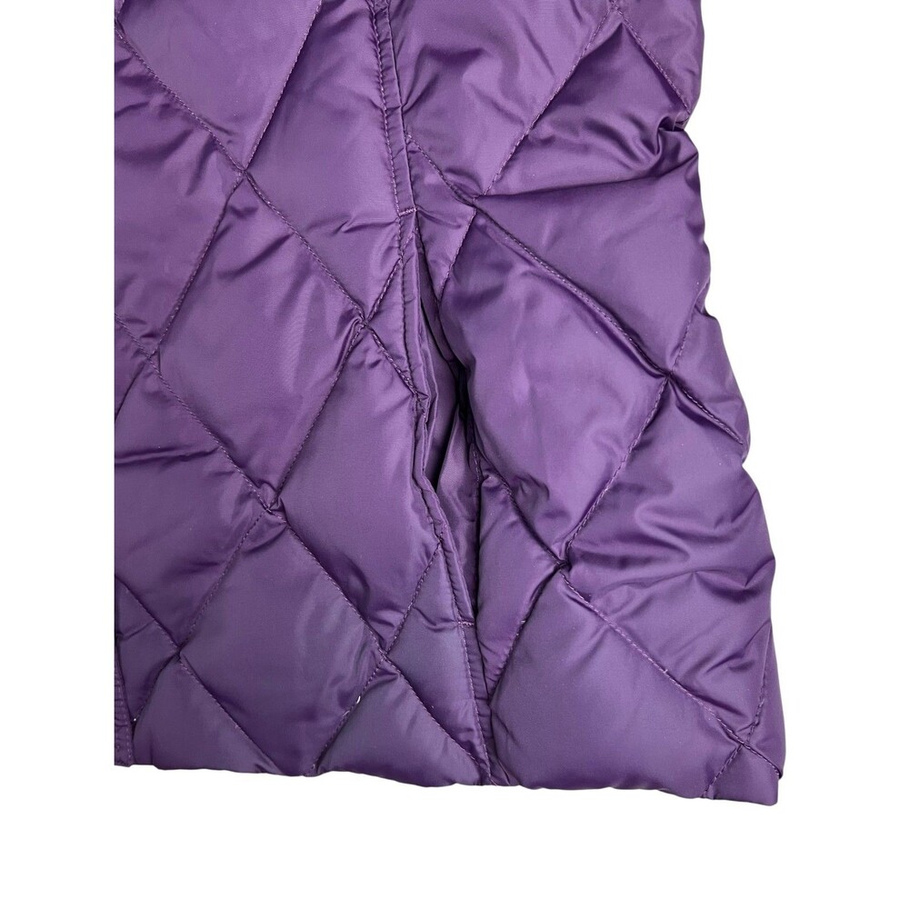Lands' End Women Lightweight Down Filled Quilted Puffer Vest  Size L  Monogramed - Picture 3 of 8